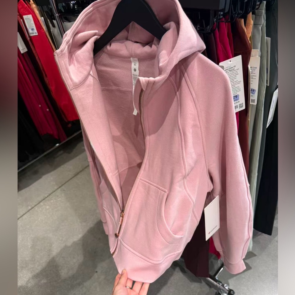 Brand New! Lululemon’s Women’s Light Pink Scuba! Size M/L - Picture 8 of 10